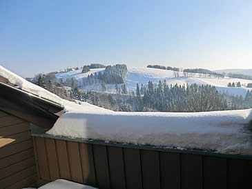 Blick vom Balkon